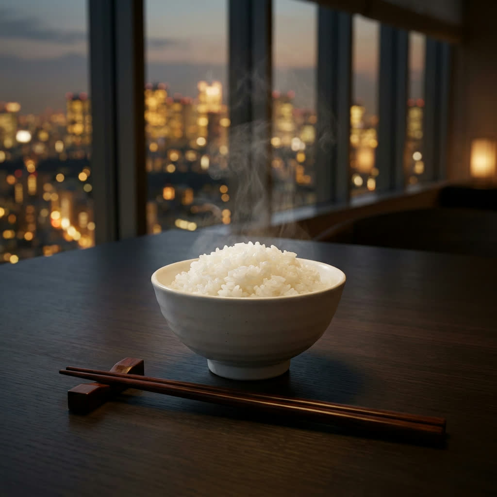 米を味わう